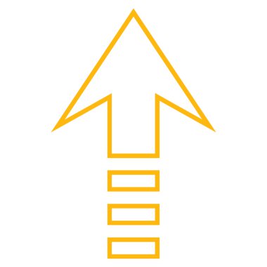 Kontur vektör simge gönder