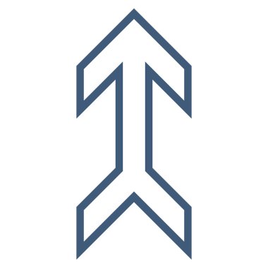 Anahat vektör simge yukarı ok