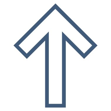 Anahat vektör simge yukarı ok