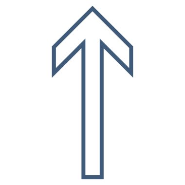 Anahat vektör simge yukarı ok