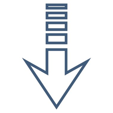 Kontur vektör simgesi gönder