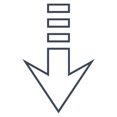 Kontur vektör simgesi gönder