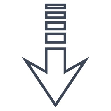 Kontur vektör simgesi gönder