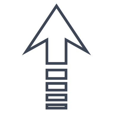 Kontur vektör simge gönder