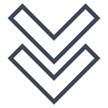 Kontur vektör simgesi kaydır