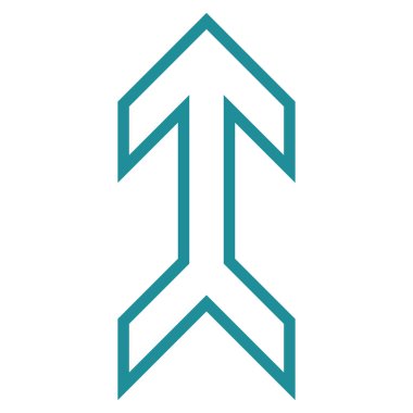 Anahat vektör simge yukarı ok