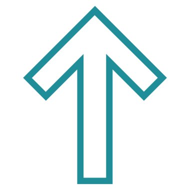 Anahat vektör simge yukarı ok