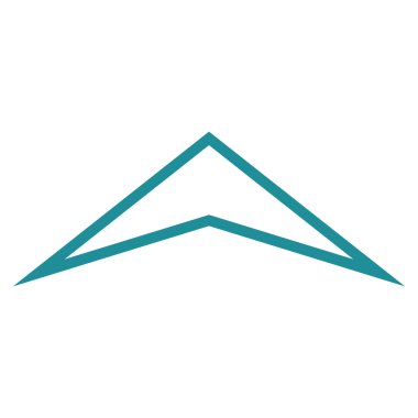 Anahat vektör simge yukarı ok ucu