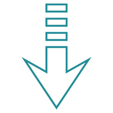 İnce çizgi vektör simgesi gönder