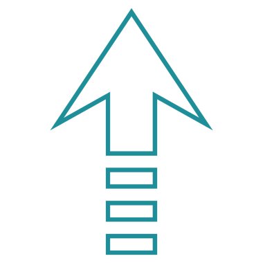 İnce çizgi vektör simge gönder