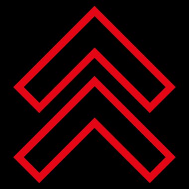 İnce çizgi vektör simge kayması