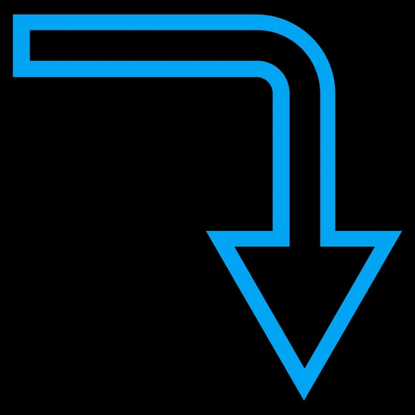 Éteignez l'icône vectorielle de contour — Image vectorielle