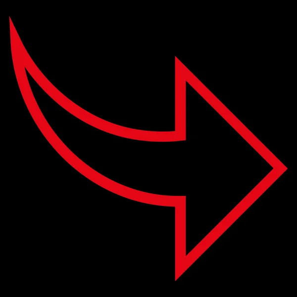 Redo Stroke Vektor Symbol — Stockvektor