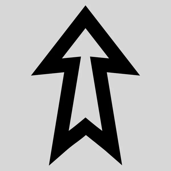 Arrow Up Outline Icona vettoriale — Vettoriale Stock