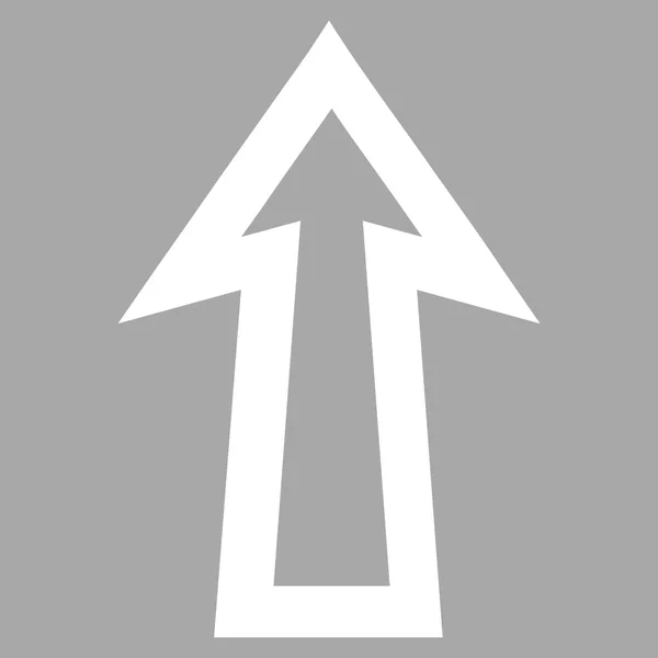 Icono de vector de contorno de flecha hacia arriba — Vector de stock