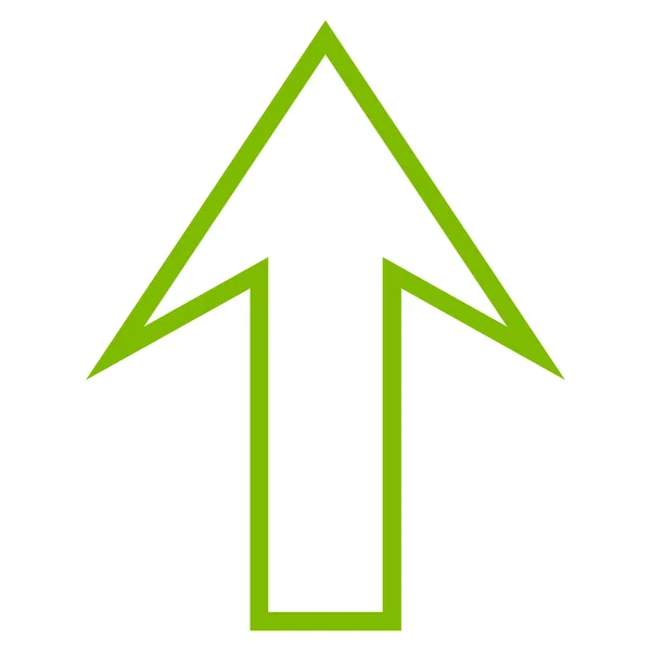Arrow Up Outline Vector Icon — Stock Vector