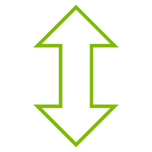 Vertikale dünne Linie Vektor-Symbol austauschen — Stockvektor