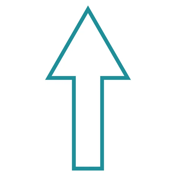 Flèche vers le haut Icône vectorielle AVC — Image vectorielle