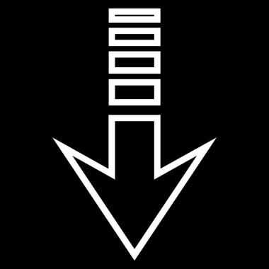 Kontur vektör simgesi gönder