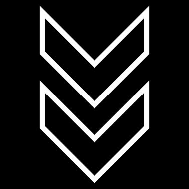 İnce çizgi vektör simgesi kaydır