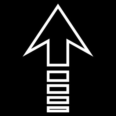 İnce çizgi vektör simge gönder