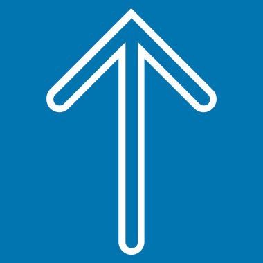 Anahat vektör simge yukarı ok