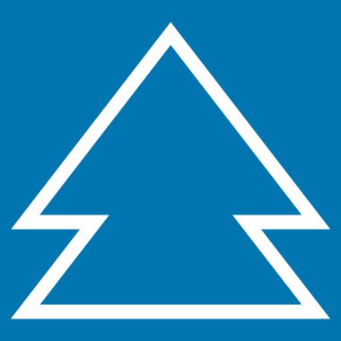 Yön yukarı ince çizgi vektör simgesi