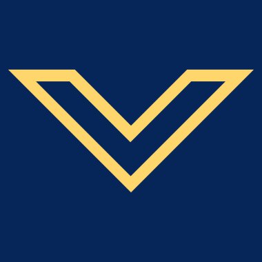 Anahat vektör simgesi aşağı ok ucu