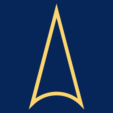 İnce çizgi vektör simge yukarı ok ucu