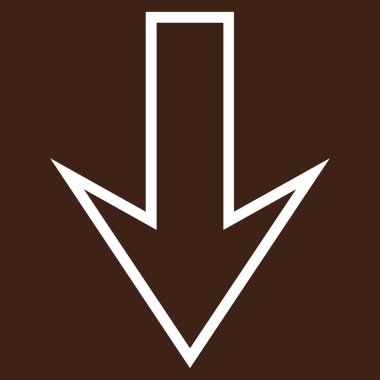 Anahat vektör simgesi aşağı ok