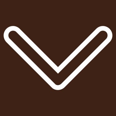 Anahat vektör simgesi aşağı ok ucu