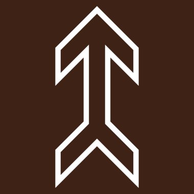 Anahat vektör simge yukarı ok