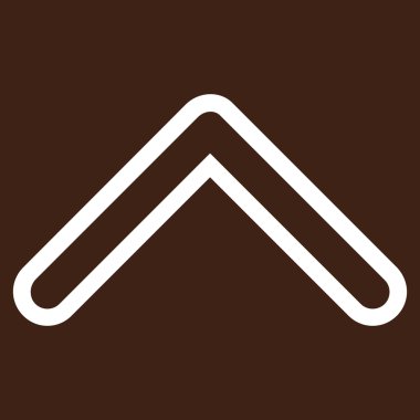 İnce çizgi vektör simge yukarı ok ucu