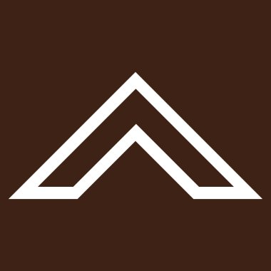 İnce çizgi vektör simge yukarı ok ucu