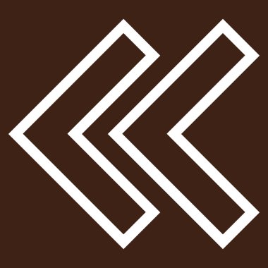 Shift sol kontur vektör simgesi