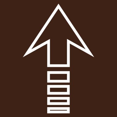 İnce çizgi vektör simge gönder