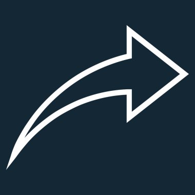 Kontur vektör simge Yinele