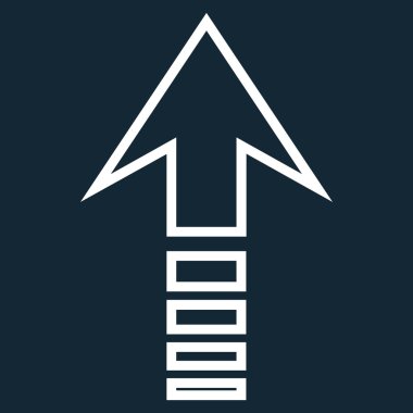 İnce çizgi vektör simge gönder