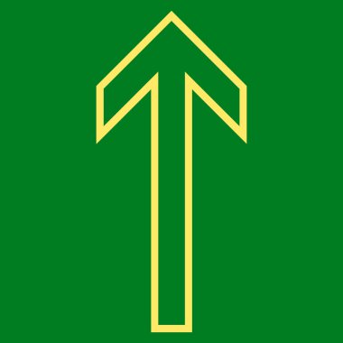 Anahat vektör simge yukarı ok