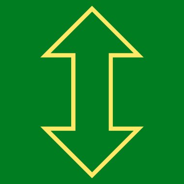 Exchange dikey kontur vektör simgesi