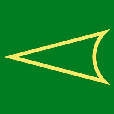 Ok ucu sol ince çizgi vektör simgesi