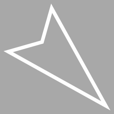 İşaretçiyi sağ aşağı inme vektör simgesi