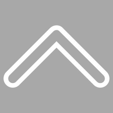 Kontur vektör simge yukarı ok ucu