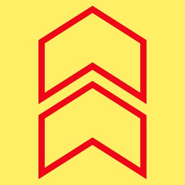 İnce çizgi vektör simge kayması