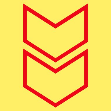 Kontur vektör simgesi kaydır