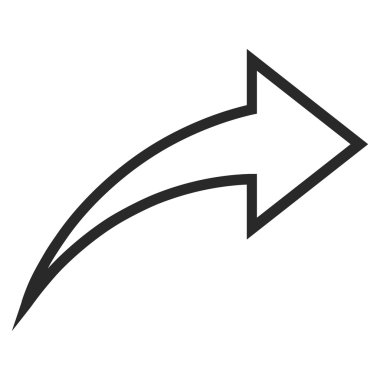 İnce çizgi vektör simge Yinele