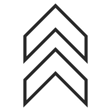 İnce çizgi vektör simge kayması