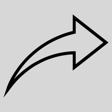 Kontur vektör simge Yinele