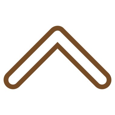 Anahat vektör simge yukarı ok ucu