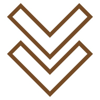 Kontur vektör simgesi kaydır